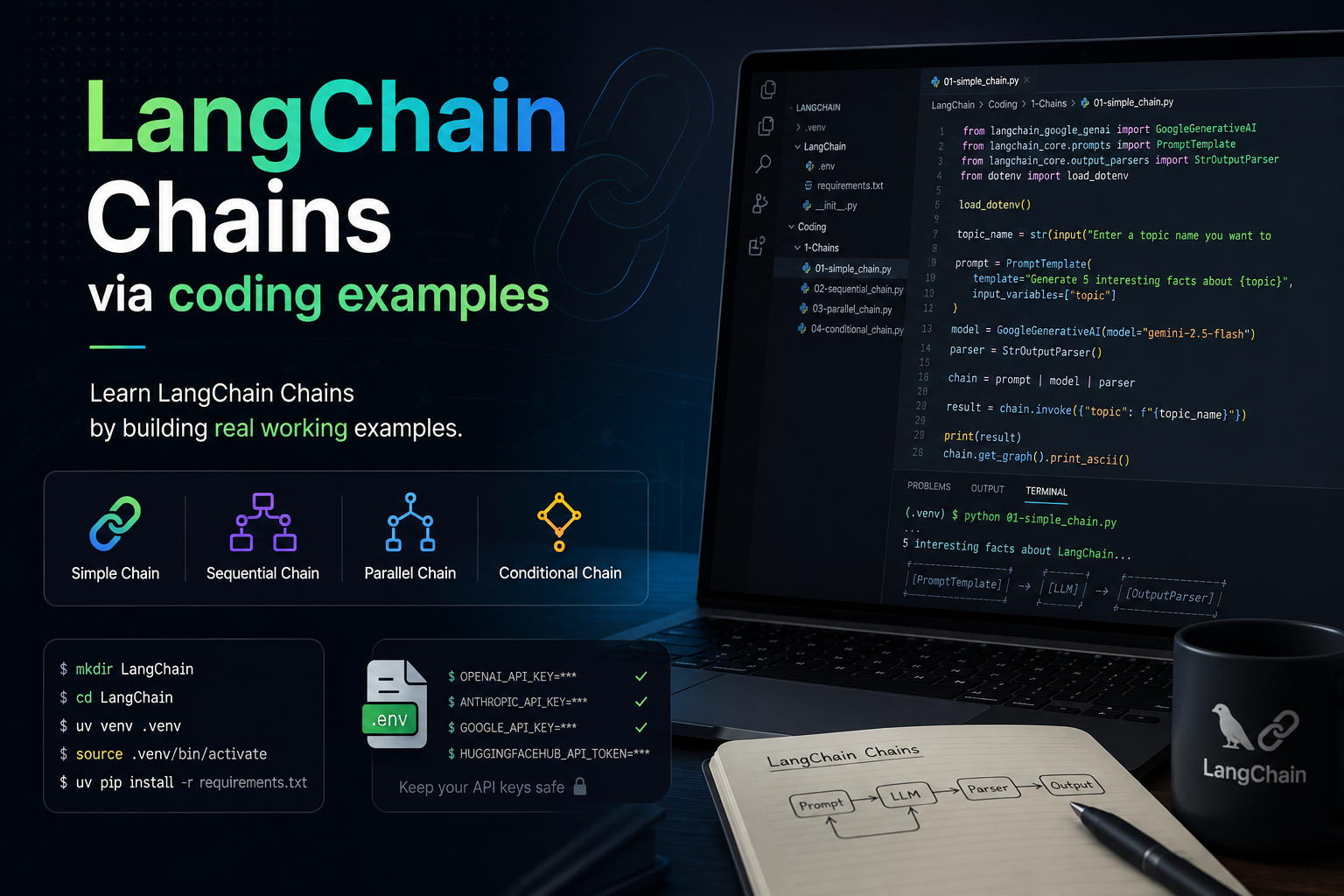 Langchain-Chains-Hands-on-Coding-Guide