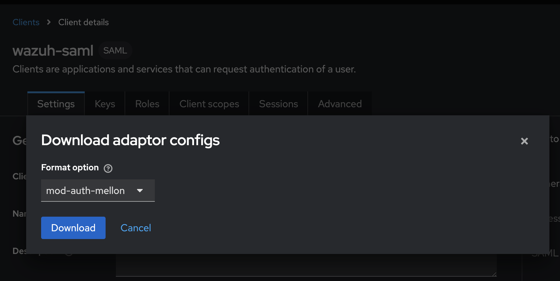 download-adaptor-config